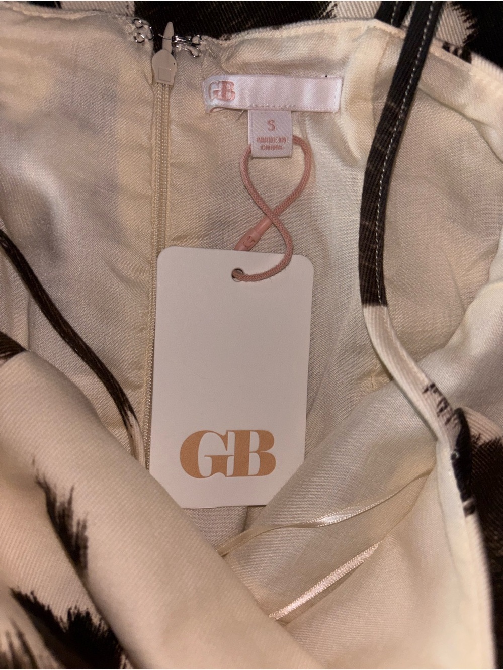 GB Gianni Bini Animal Print Cow Mini Dress Small NWT - Picture 4 of 6